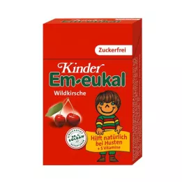 EM-EUKAL Bērnu konfektes bez cukura, kabatas kārba, 40 g