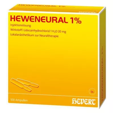 HEWENEURAL 1% ampulas, 100X2 ml