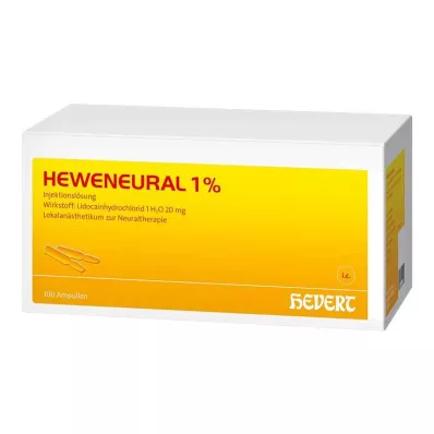 HEWENEURAL 1% ampulas, 100X2 ml