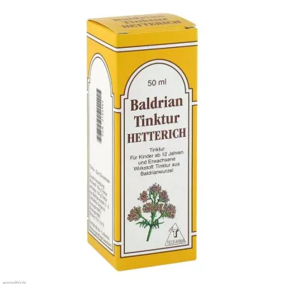 BALDRIANTINKTUR Hetterich, 50 ml BALDRIANTINKTUR Hetterich, 50 ml