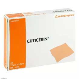 CUTICERIN 7,5x7,5 cm marle ar ziedes pārklājumu, 50 gab