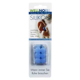 WELLNOISE Ausu aizbāžņi zilā blisterī, 3X2 gab