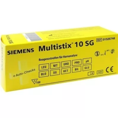 MULTISTIX 10 SG Testa sloksnes, 100 gab