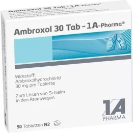 AMBROXOL 30 Tab-1A Pharma tabletes, 50 gab