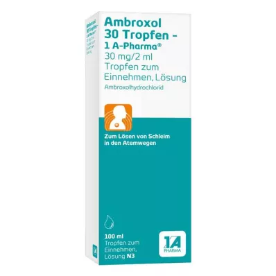 AMBROXOL 30 pilieni-1A Pharma, 100 ml AMBROXOL 30 pilieni-1A Pharma, 100 ml