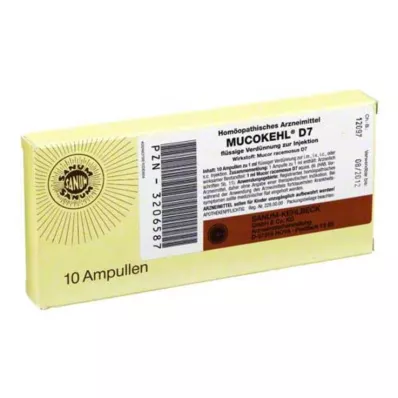 MUCOKEHL Ampulas D 7, 10X1 ml
