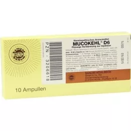 MUCOKEHL Ampulas D 6, 10X1 ml