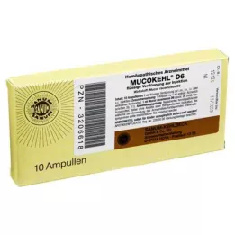 MUCOKEHL Ampulas D 6, 10X1 ml