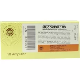 MUCOKEHL Ampulas D 5, 10X1 ml