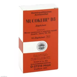MUCOKEHL Supozitorijas D 3, 10 gab