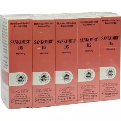 SANKOMBI D 5 pilieni, 10X10 ml