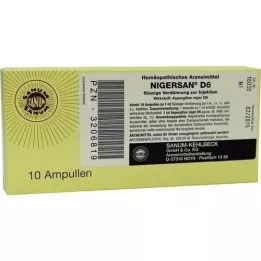 NIGERSAN D 6 ampulas, 10X1 ml