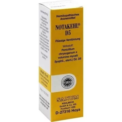 NOTAKEHL D 5 pilieni, 10 ml