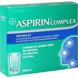 ASPIRIN COMPLEX Btl.w.Gran.z.Herst.e.Susp.z.Einn., 10 gab