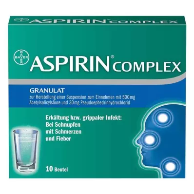ASPIRIN COMPLEX Btl.w.Gran.z.Herst.e.Susp.z.Einn., 10 gab ASPIRIN COMPLEX Btl.w.Gran.z.Herst.e.Susp.z.Einn., 10 gab