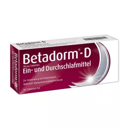 BETADORM D tabletes, 20 gab