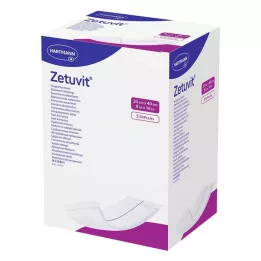 ZETUVIT Sūkājamie spilventiņi sterili 20x40 cm, 5 gab