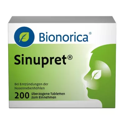 SINUPRET apvalkotās tabletes, 200 gab