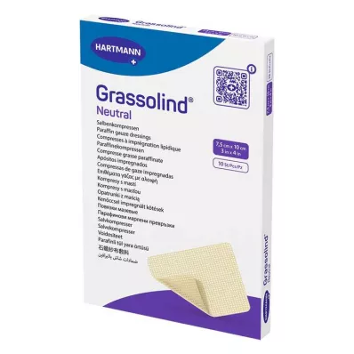 GRASSOLIND Ziedes kompreses 7,5x10 cm sterilas, 10 gab GRASSOLIND Ziedes kompreses 7,5x10 cm sterilas, 10 gab