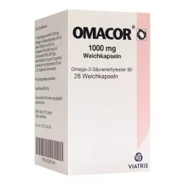 OMACOR 1000 mg mīkstās kapsulas, 28 gab