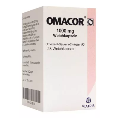 OMACOR 1000 mg mīkstās kapsulas, 28 gab OMACOR 1000 mg mīkstās kapsulas, 28 gab