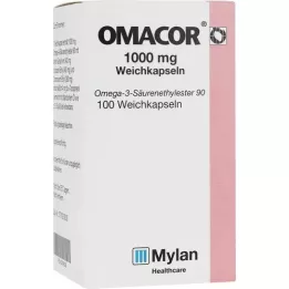 OMACOR 1000 mg mīkstās kapsulas, 100 gab