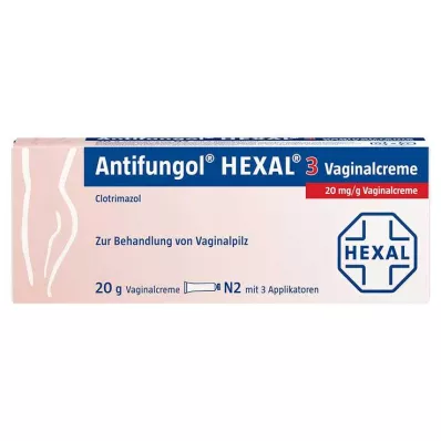 ANTIFUNGOL HEXAL 3 Vaginālais krēms, 20 g