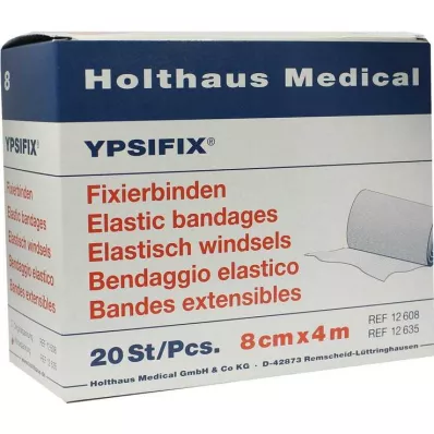 FIXIERBINDE Ypsifix elastīga gumija 8 cmx4 m vaļēja, 20 gab FIXIERBINDE Ypsifix elastīga gumija 8 cmx4 m vaļēja, 20 gab