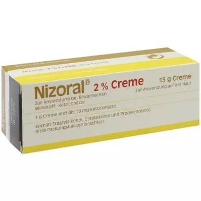 NIZORAL 2% krēms 15g, 15 ml