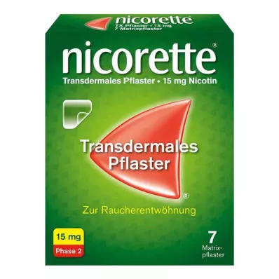 NICORETTE TX Plāksteris 15 mg, 7 gab