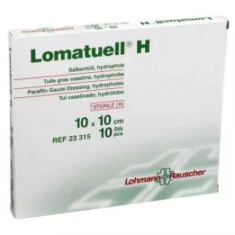 LOMATUELL H Masāžas tills 10x10 cm sterils, 10 gab