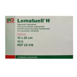 LOMATUELL H Tepes tills 10x20 cm sterils, 10 gab
