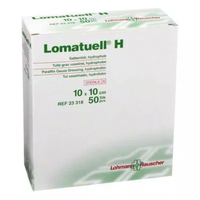 LOMATUELL H Tepes tills 10x10 cm sterils, 50 gab