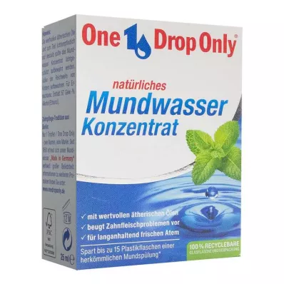 ONE DROP Tikai dabīgs mutes skalošanas koncentrāts, 25 ml