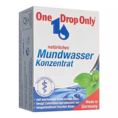 ONE DROP Tikai dabīgs mutes skalojamais koncentrāts, 10 ml ONE DROP Tikai dabīgs mutes skalojamais koncentrāts, 10 ml