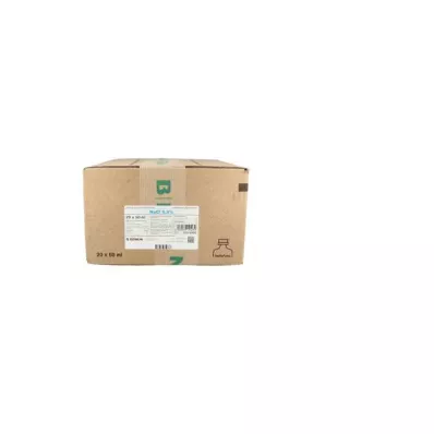 ISOTONE Fizioloģiskais šķīdums 0,9% Braun Ecof.P.puspiepildīts, 20X100 ml