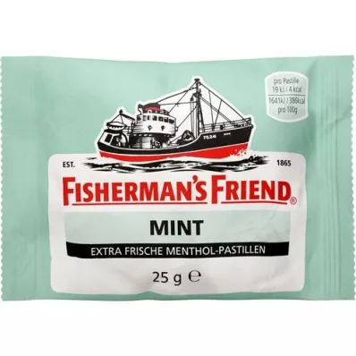 FISHERMANS FRIEND piparmētru pastilas, 25 g