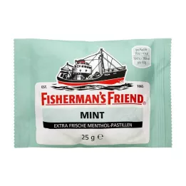FISHERMANS FRIEND piparmētru pastilas, 25 g