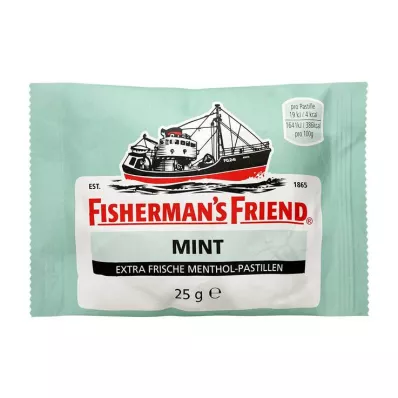 FISHERMANS FRIEND piparmētru pastilas, 25 g
