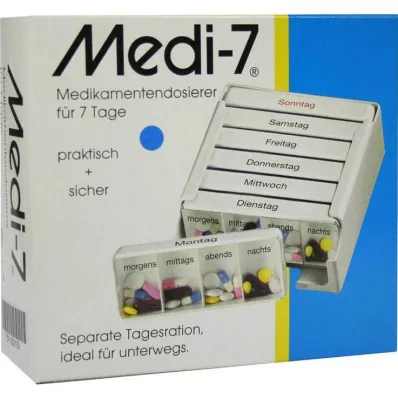 MEDI 7 zāļu devas 7 dienām zils, 1 gab MEDI 7 zāļu devas 7 dienām zils, 1 gab