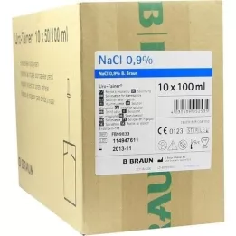 URO TAINER Nātrija hlorīda 0,9% šķīdums, 10X100 ml