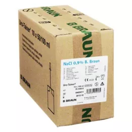 URO TAINER Nātrija hlorīda 0,9% šķīdums, 10X100 ml