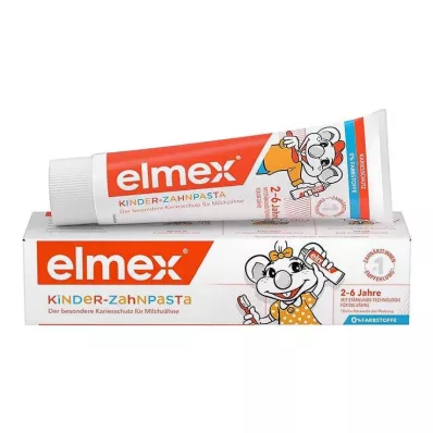 ELMEX Bērnu zobu pasta salokāmā kastīte, 50 ml