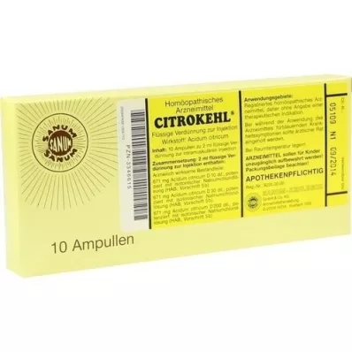 CITROKEHL Ampulas, 10X2 ml