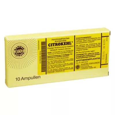 CITROKEHL Ampulas, 10X2 ml