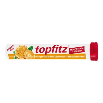 TOPFITZ Multivitamīnu + minerālvielu putojošās tabletes, 20 gab