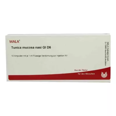 TUNICA gļotādas nasi GL D 6 ampulas, 10X1 ml