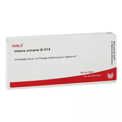 VESICA URINARIA GL D 15 ampulas, 10X1 ml VESICA URINARIA GL D 15 ampulas, 10X1 ml