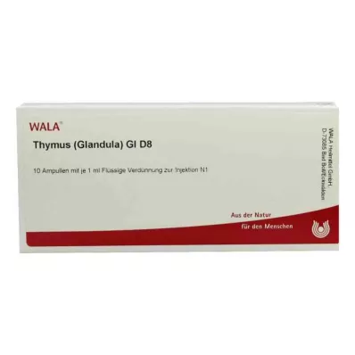 THYMUS GLANDULA GL D 8 ampulas, 10X1 ml