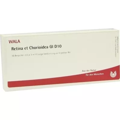 RETINA ET Chorioidea GL D 10 ampulas, 10X1 ml